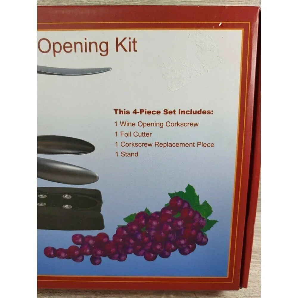 Unbranded wine opening